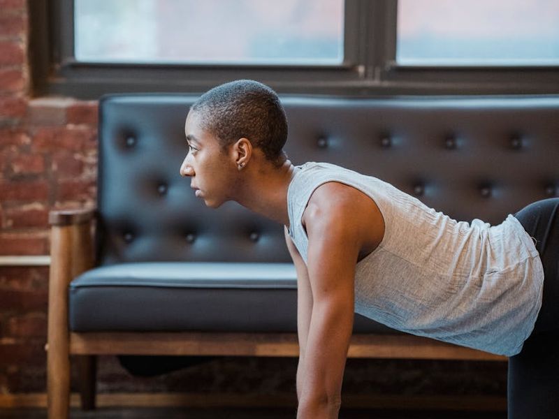 Person practicing focus exercises in a calm environment